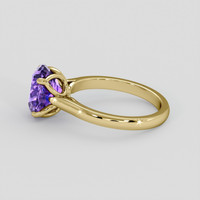 2.45 Ct. Purple Amethyst Ring, 10K Yellow Gold 4
