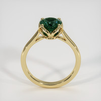 1.29 Ct. Bluish Green Sapphire Ring, 10K Yellow Gold 3