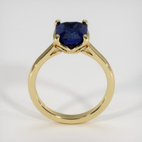 3.05 Ct. Blue Sapphire Ring, 10K Yellow Gold 3