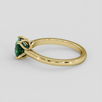 1.19 Ct. Bluish Green Sapphire Ring, 10K Yellow Gold 4