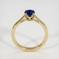 0.86 Ct. Blue Sapphire Ring, 10K Yellow Gold 3