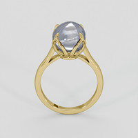 9.05 Ct. White Sapphire Ring, 10K Yellow Gold 3