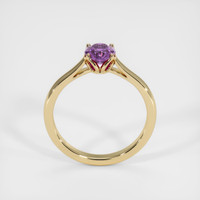 1.10 Ct. Purplish Pink Sapphire Ring, 10K Yellow Gold 3