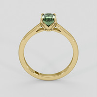 1.37 Ct. Green Sapphire Ring, 10K Yellow Gold 3