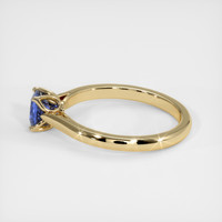 0.75 Ct. Sapphire Ring, 14K Yellow Gold 4