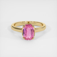 1.24 Ct. Sapphire Ring, 14K Yellow Gold 1