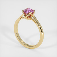 0.67 Ct. Sapphire Ring, 14K Yellow Gold 2