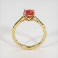 1.52 Ct. Padparadscha Sapphire Ring, 14K Yellow Gold 3