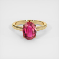 Ruby Ring 3.09 Ct. 14K Yellow Gold Preview
