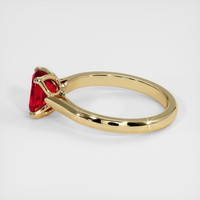 1.27 Ct. Ruby Ring, 14K Yellow Gold 4