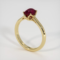 1.80 Ct. Ruby Ring, 14K Yellow Gold 2