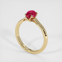 1.19 Ct. Ruby Ring, 14K Yellow Gold 2
