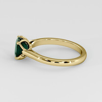 1.96 Ct. Bluish Green Sapphire Ring, 14K Yellow Gold 4
