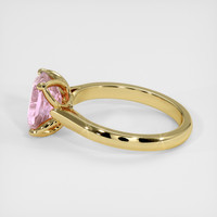 2.15 Ct. Pink Sapphire Ring, 14K Yellow Gold 4