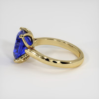 4.48 Ct. Blue Sapphire Ring, 14K Yellow Gold 4