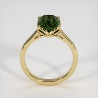 2.67 Ct. Green Sapphire Ring, 14K Yellow Gold 3