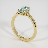 2.01 Ct. Sapphire Ring, 14K Yellow Gold 2