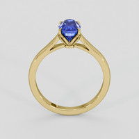 3.31 Ct. Blue Sapphire Ring, 14K Yellow Gold 3