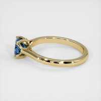 0.99 Ct. Sapphire Ring, 14K Yellow Gold 4