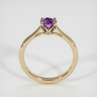 0.64 Ct. Pinkish Purple Sapphire Ring, 14K Yellow Gold 3