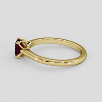 0.49 Ct. Purple Sapphire Ring, 14K Yellow Gold 4
