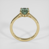 1.49 Ct. Green Sapphire Ring, 14K Yellow Gold 3