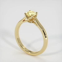 0.87 Ct. Yellow Sapphire Ring, 14K Yellow Gold 2