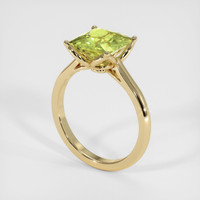 3.21 Ct. Sapphire Ring, 14K Yellow Gold 2