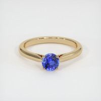 0.94 Ct. Sapphire Ring, 18K Yellow Gold 1