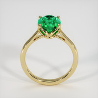 1.82 Ct. Emerald Ring, 18K Yellow Gold 3