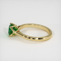 1.20 Ct. Emerald Ring, 18K Yellow Gold 4