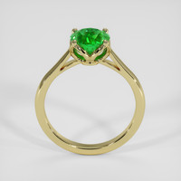 1.49 Ct. Emerald Ring, 18K Yellow Gold 3