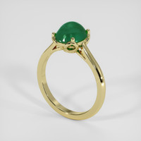 1.76 Ct. Emerald Ring, 18K Yellow Gold 2