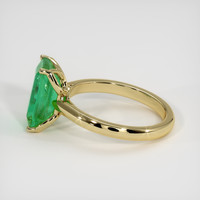 2.97 Ct. Emerald Ring, 18K Yellow Gold 4