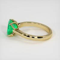 1.74 Ct. Emerald Ring, 18K Yellow Gold 4