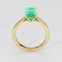 2.69 Ct. Emerald Ring, 18K Yellow Gold 3
