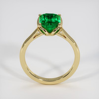 1.97 Ct. Emerald Ring, 18K Yellow Gold 3