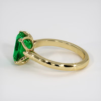 1.97 Ct. Emerald Ring, 18K Yellow Gold 4