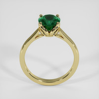 1.76 Ct. Emerald Ring, 18K Yellow Gold 3