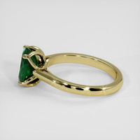 1.76 Ct. Emerald Ring, 18K Yellow Gold 4