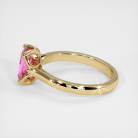 1.24 Ct. Sapphire Ring, 18K Yellow Gold 4