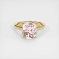 5.28 Ct. Padparadscha Sapphire Ring, 18K Yellow Gold 1