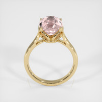 5.28 Ct. Padparadscha Sapphire Ring, 18K Yellow Gold 3