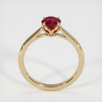 0.94 Ct. Ruby Ring, 18K Yellow Gold 3