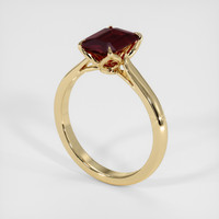 1.56 Ct. Ruby Ring, 18K Yellow Gold 2