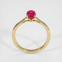 1.19 Ct. Ruby Ring, 18K Yellow Gold 3