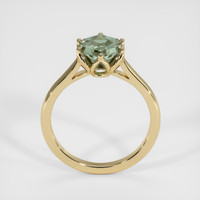 3.56 Ct. Green Sapphire Ring, 18K Yellow Gold 3