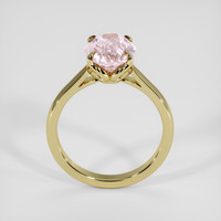 3.21 Ct. Pink Sapphire Ring, 18K Yellow Gold 3
