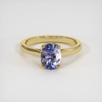 1.49 Ct. Sapphire Ring, 18K Yellow Gold 1