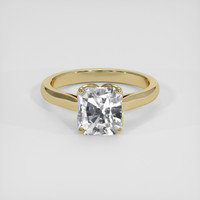 2.44 Ct. White Sapphire Ring, 18K Yellow Gold 1